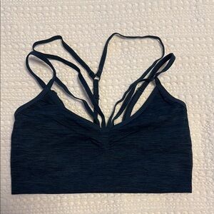 Sweaty Betty Strappy Navy Bra - Light Support